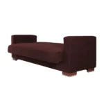 ⁦كنبة سرير فيولا أحمر غامق من الدورا⁩ - الصورة ⁦3⁩