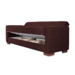 ⁦كنبة سرير فيولا أحمر غامق من الدورا⁩ - الصورة ⁦4⁩