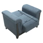 Dark Gray Liva Dora Sofa - Image 13