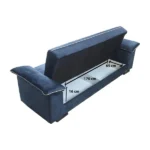 ⁦طقم غرفة المعيشة ميلانو – أزرق كحلي⁩ - الصورة ⁦9⁩