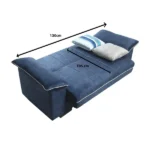 ⁦طقم غرفة المعيشة ميلانو – أزرق كحلي⁩ - الصورة ⁦10⁩