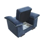 ⁦طقم غرفة المعيشة ميلانو – أزرق كحلي⁩ - الصورة ⁦12⁩