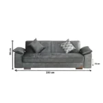 Milan Gray Living Room Set - Image 8