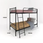 ⁦سرير نوفال بطابقين – تصميم عملي وعصري⁩ - الصورة ⁦4⁩