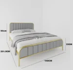 ⁦سرير كوين – تصميم عصري مع متانة مثالية⁩ - الصورة ⁦2⁩