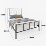 Elegance Steel Bed – Premium Metal with a Modern Touch - Image 10