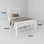 Elegance Steel Bed – Premium Metal with a Modern Touch - Image 8